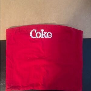 Mighty Fine Coke Red Tube Top size medium